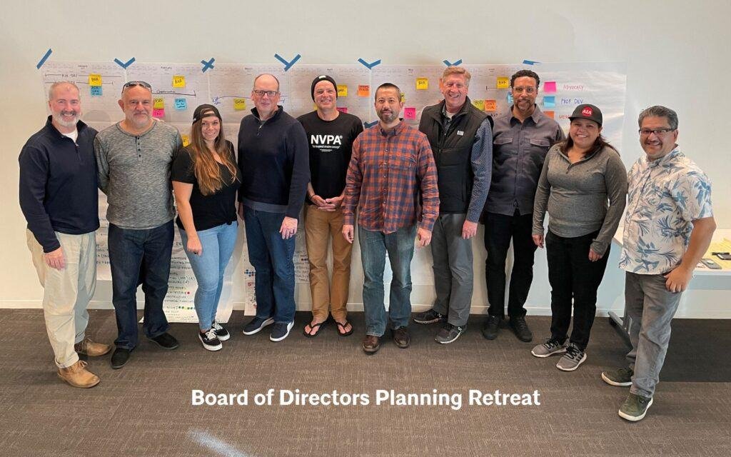 AIA LBSB members at the Board of Directors planning retreat