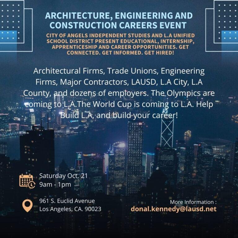 Architecture, Construction and Engineering Careers Event – Fall 2023