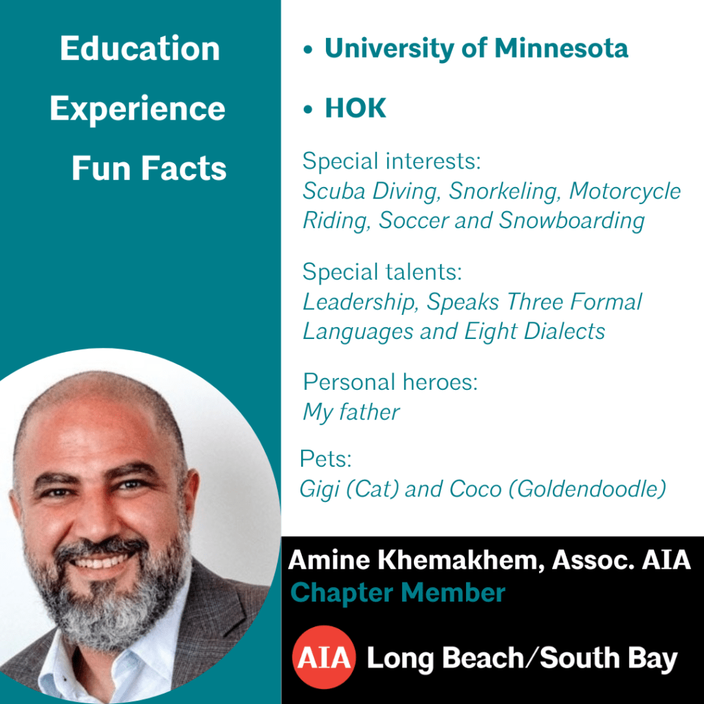 Amine Khemakhem, Assoc. AIA
