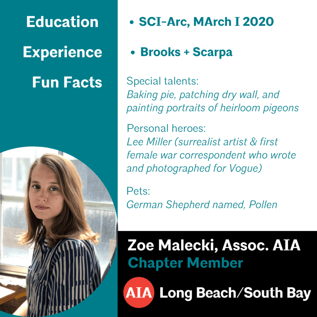 Zoe Malecki, Assoc. AIA