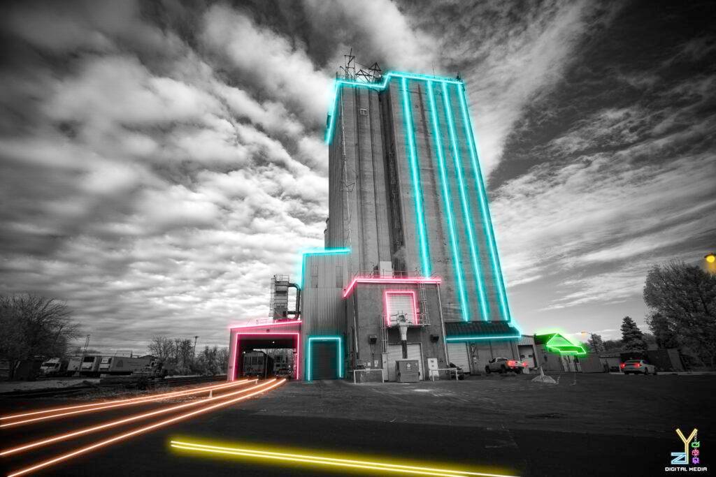 Industrial #2 NEON NOIR by Zafri Yussoff