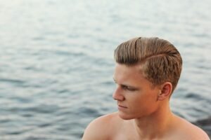 custom men's hair piece styled, can go swimming