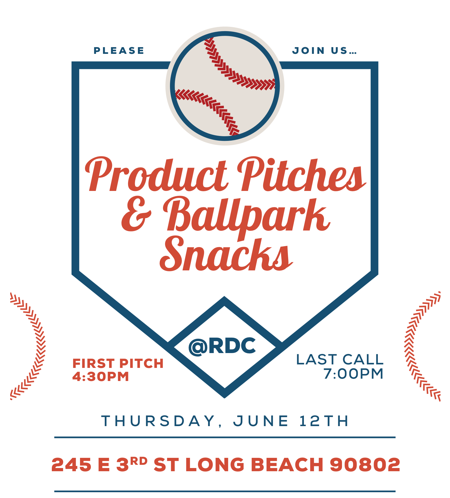 Product Pitch and Ballpark Snacks